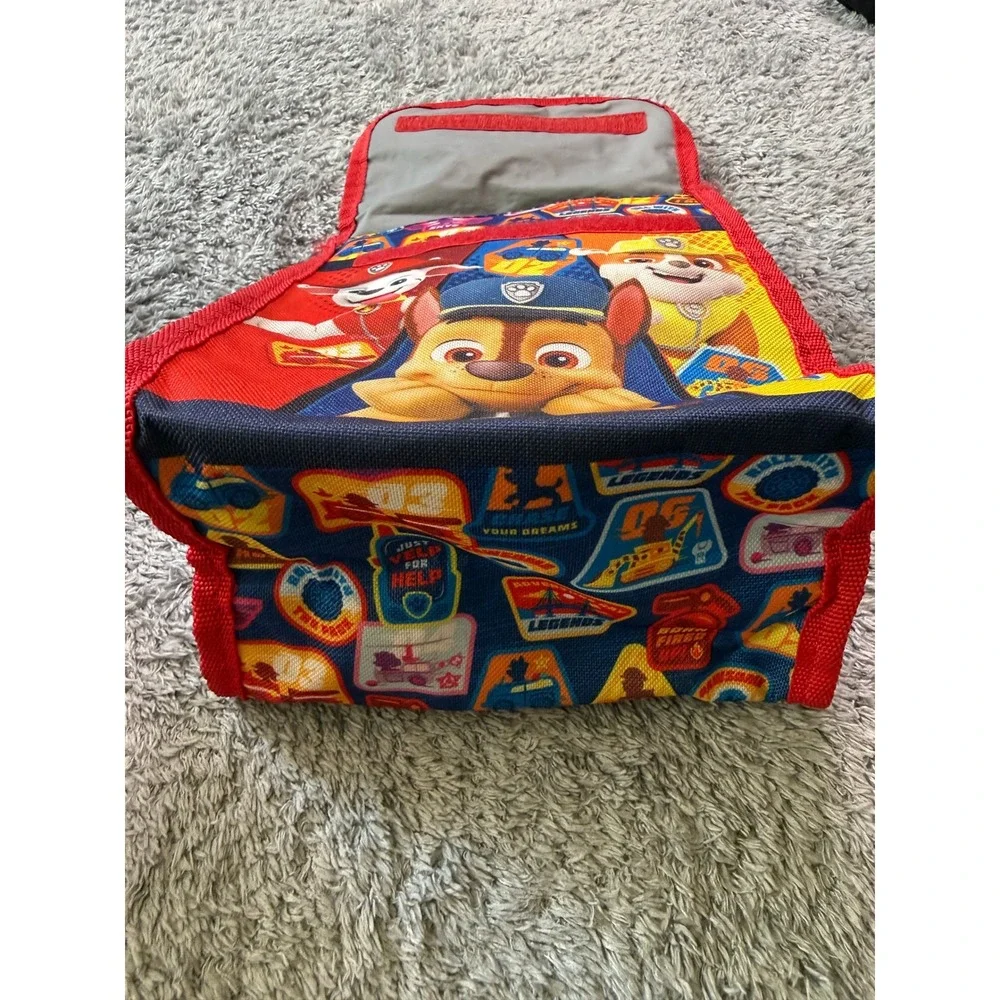 Bioworld Boys Paw Patrol Chase Marshall Lunch Bag Small Red Blue Insulated